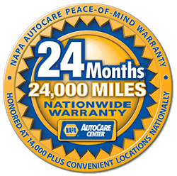 NAPA 24k miles Logo | Elite Automotive Center